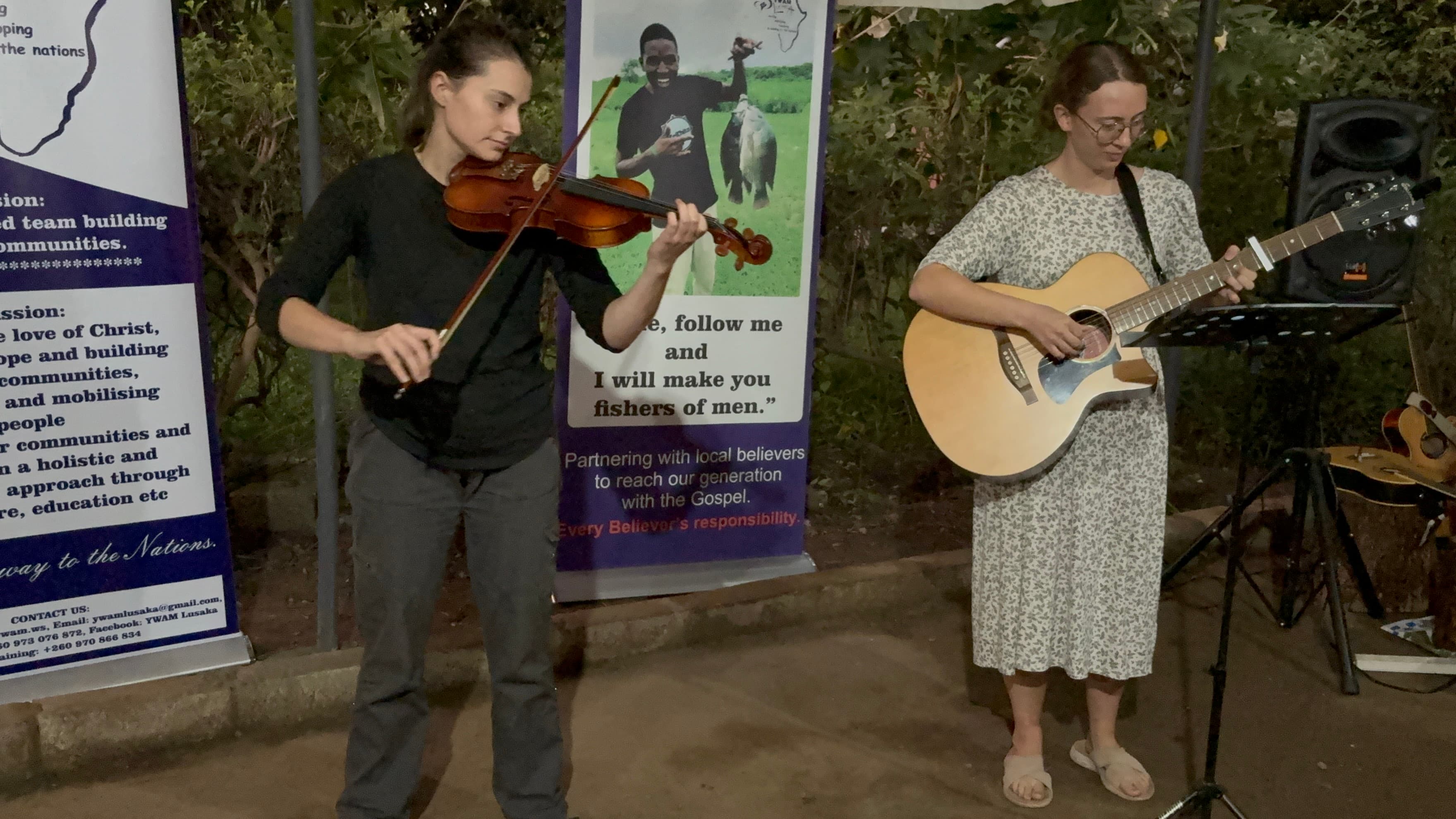 Worship and prayer at YWAM Lusaka