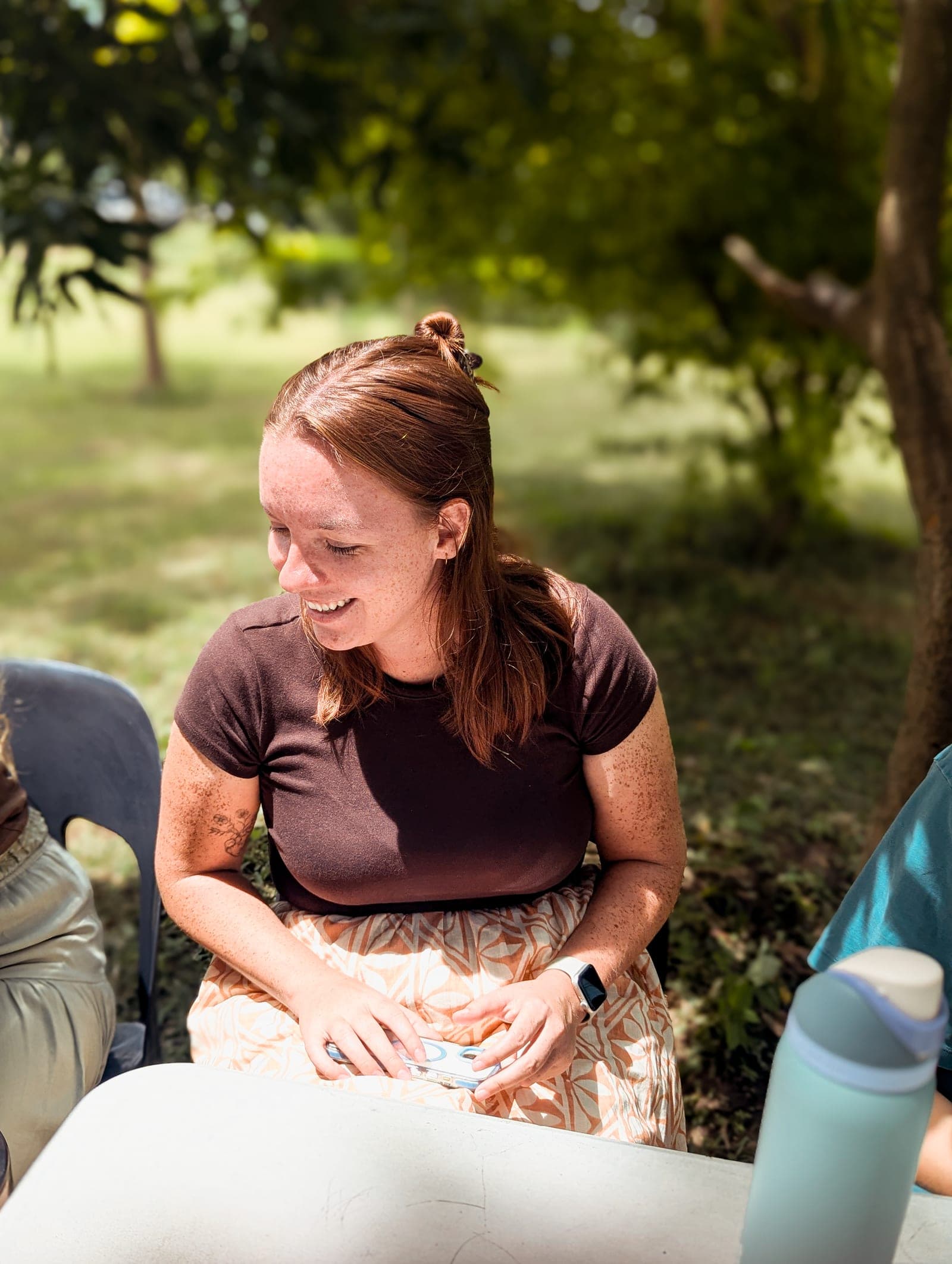 A member of the Birth Attendant School team from YWAM Perth during time together at the YWAM Lusaka base